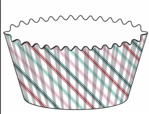 Holiday Home Christmas Mini Baking Cup 75 ct Perspective: front