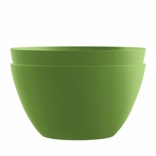 HD Designs Outdoors Serve Bowl - Green Perspective: front