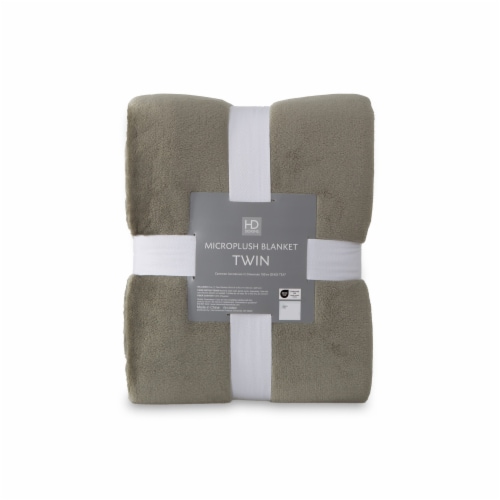 HD Designs® Microplush Blanket - Green Perspective: front