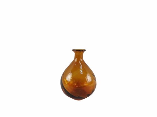 HD Designs Glass Vase - Amber Perspective: front