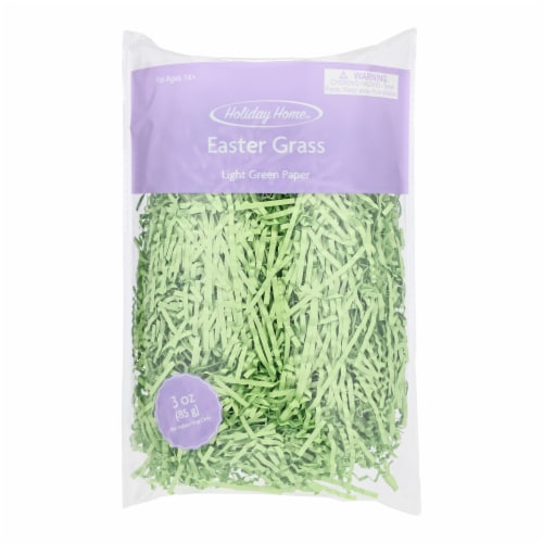 Holiday Home® Easter Paper Grass - Light Green Perspective: front
