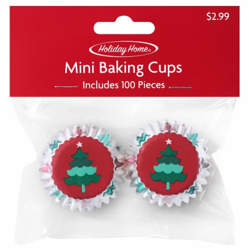 Holiday Home Baking Mini Cups Perspective: front