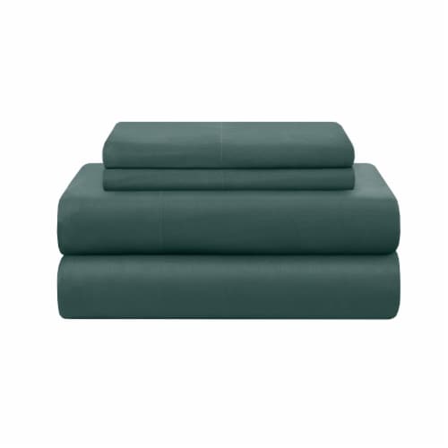 Modavari Home Bamboo Sheet Set - Teal Perspective: front