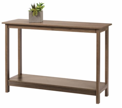Everyday Living Walnut Console Table Perspective: front