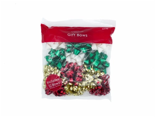 Holiday Home® Specialty Bow Bag -Winter Wishes Perspective: front
