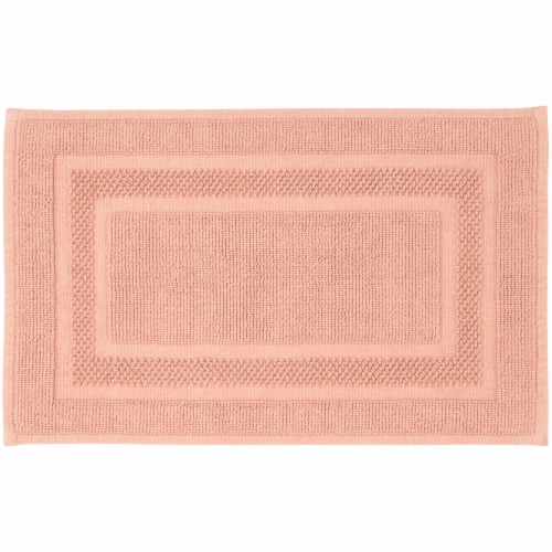 HD Designs Antimicrobial Bath Rug - Pink Perspective: front