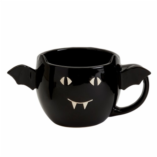 Holiday Home Halloween 20oz Spooky Character Figural Mug Bat Perspective: front