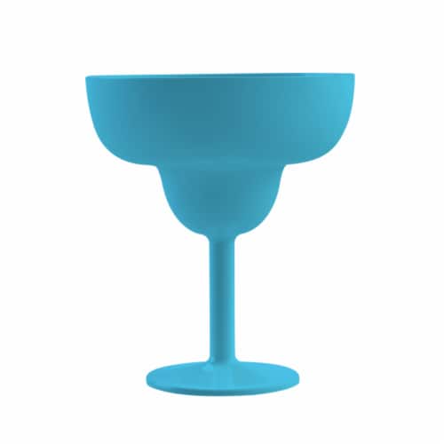 Everyday Living Poly Pro Margarita Glass - Blue Perspective: front