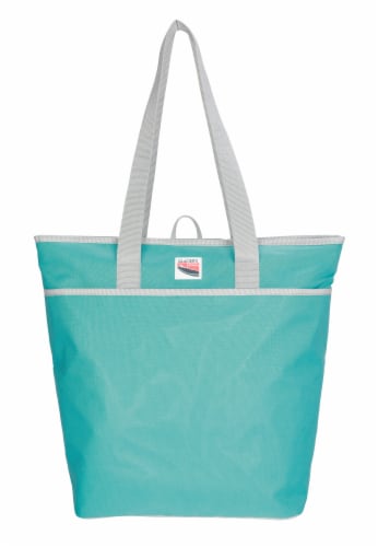 Glacier's Edge Can Cooler Tote - Green Perspective: front