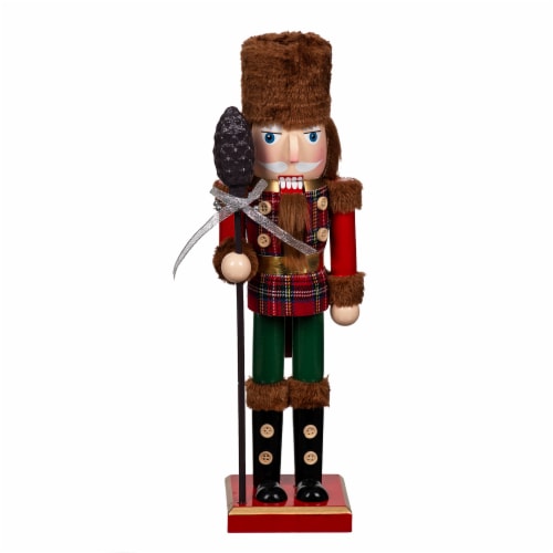 Holiday Home Nutcracker Soldier - Plaid Perspective: front