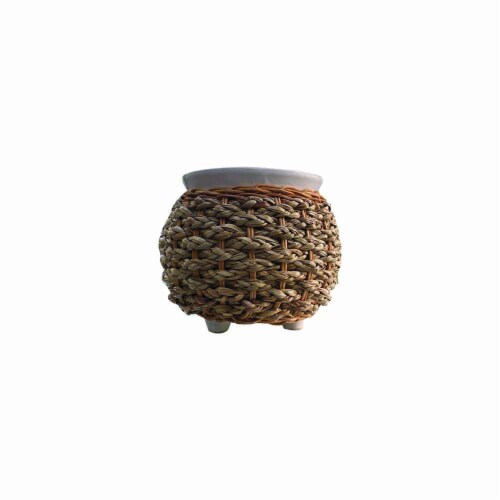 HDO Indoor Ceramic Seagrass Weaving Perspective: front