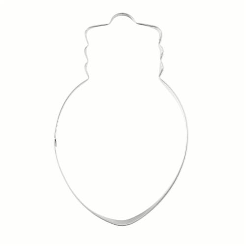 Holiday Home Light Bulb Cookie Cutter Perspective: front