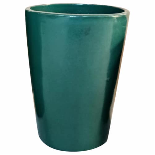 HDO Contempo Planter Green Perspective: front