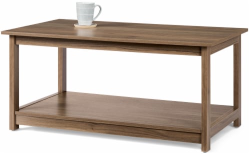 Everyday Living Walnut Coffee Table Perspective: front