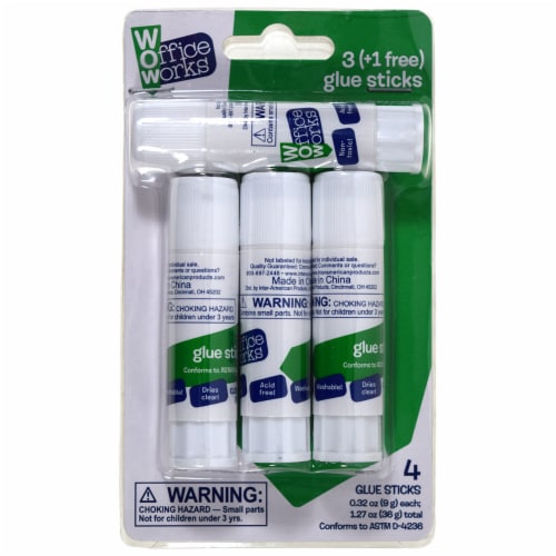 Office Works Purple Glue Sticks, 2 ct - Fry's Food Stores