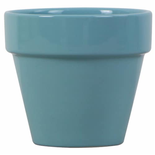 HD Designs Electric Planter Pot - Aqua Perspective: front