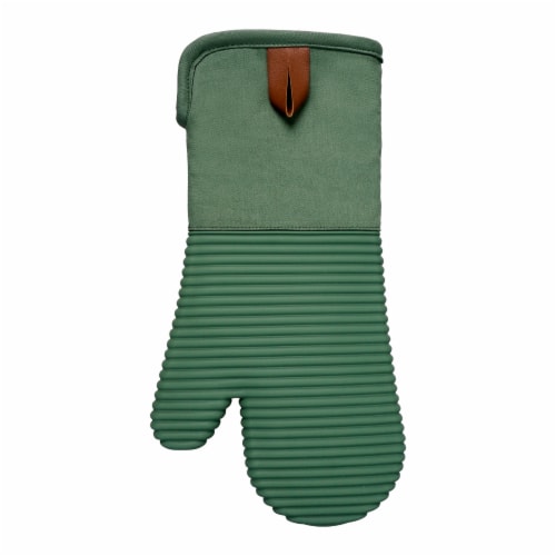 Dash of That® Silicone Oven Mitt - Green Perspective: front