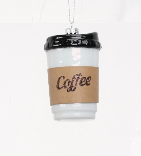 Holiday Home Coffee Cup Ornament Perspective: front