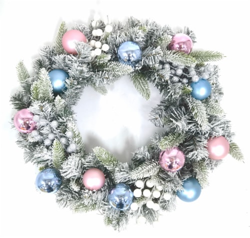 Holdiay Home Decorated Wreath - Whimsical Perspective: front