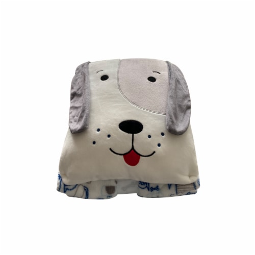 Holiday Home Dog Holiday Throw & Pillow Set Perspective: front