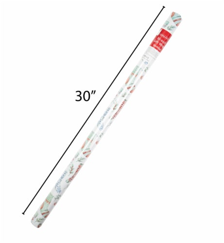 Holiday Home 30 Inch Stockings Gift Wrap Roll Perspective: front