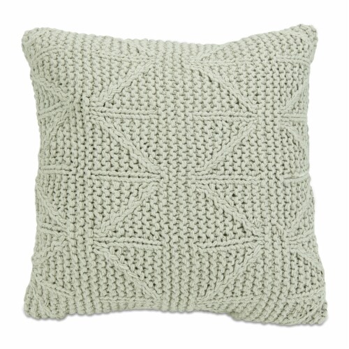 Diamond cool shop knit pillow