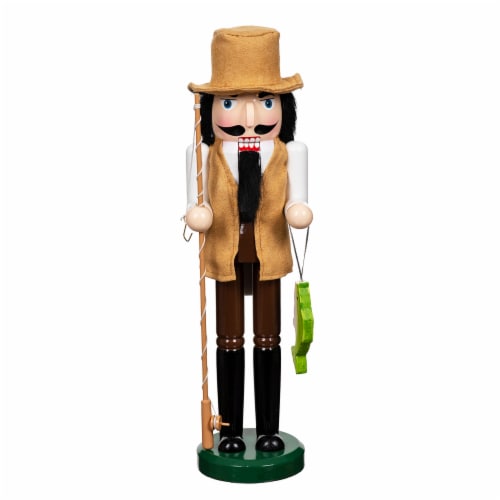 Holiday Home Nutcracker Fisherman Perspective: front