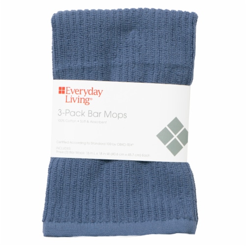 Everyday Living® Bar Mops - Blue Perspective: front