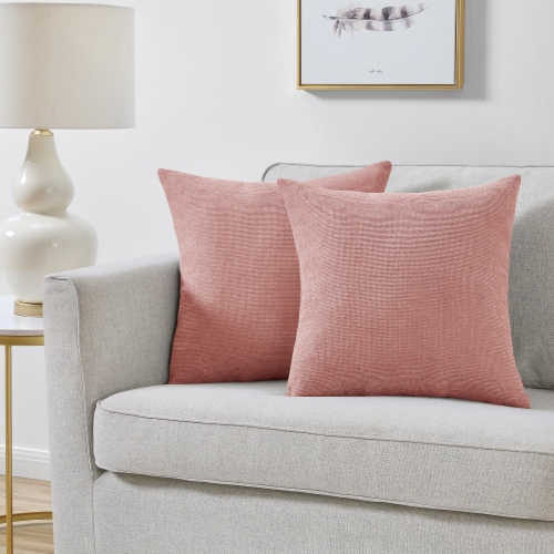 Everyday Living Textured Woven Pillow 2 Pack Perspective: front