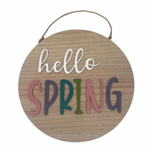 Holiday Home® Easter Hello Spring Wall Decor Perspective: front