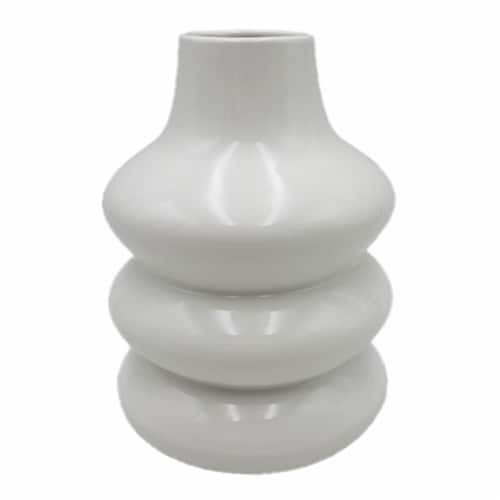 Holiday Home® Easter Ceramic Vase - White Perspective: front