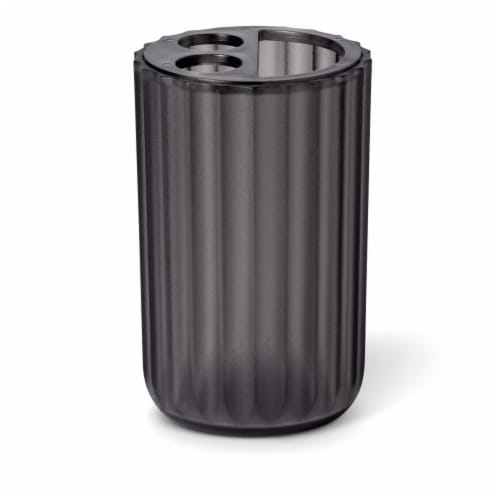 Everyday Living Toothbrush Holder Black Perspective: front