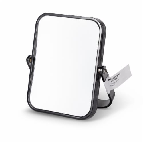 Everyday Living Vanity Mirror Black Perspective: front