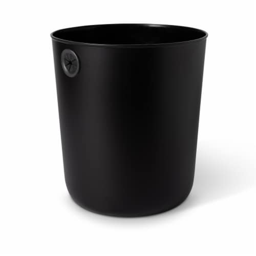 Everyday Living Wastecan Black Perspective: front