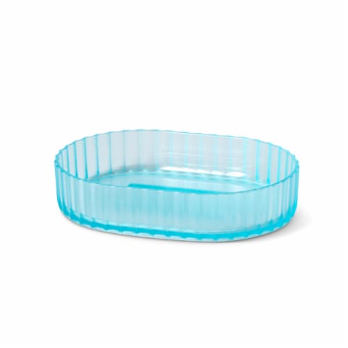 Everyday Living Soap Dish Blue Perspective: front
