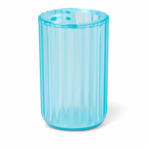 Everyday Living Toothbrush Holder Blue Perspective: front