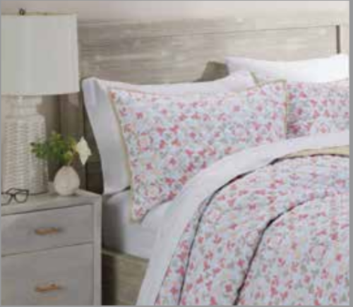 HD Designs Cotton Sham King Geo Perspective: front