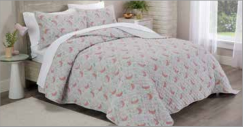 HD Designs Voile Floral Quilt Perspective: front