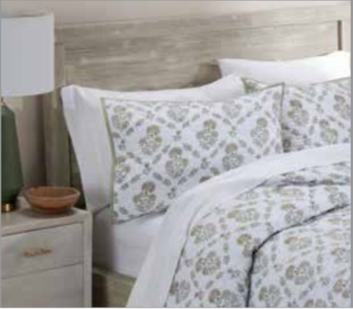 HD Designs Matelasse Sham King Perspective: front