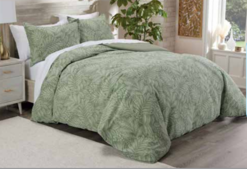 HD Designs Duvet Set Full/Queen Leaves Perspective: front
