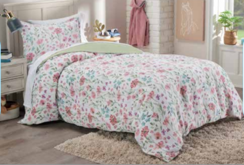 HD Designs Duvet Set Twin/Twin XL Floral Perspective: front
