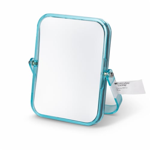 Everyday Living Vanity Mirror Blue Perspective: front