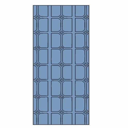 SDS for HD Designs Peshtemel Beach Towel - Geometric Blue Perspective: front