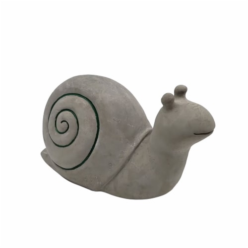 HD Designs Outdoors Snail Statue - Green Perspective: front