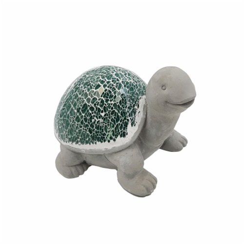 HD Designs Outdoors Mosaic Turtle Statue - Green Perspective: front