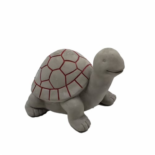 HD Designs Outdoors Turtle Statuary - Red Perspective: front