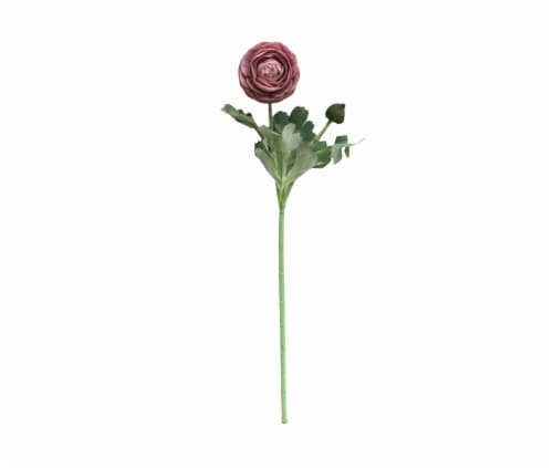 Silkcraft Spring Mauve Ranuculus Perspective: front