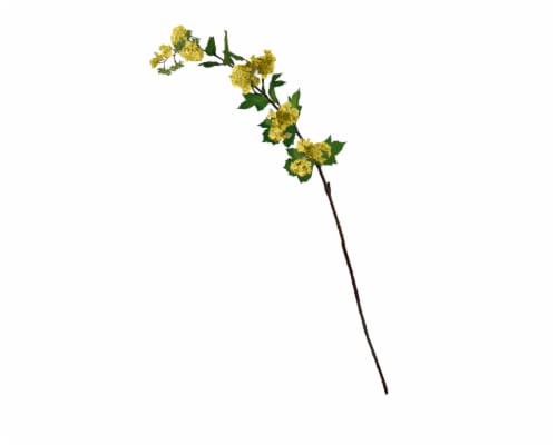Silkcraft Spring Yellow Baby Hydrangea Perspective: front