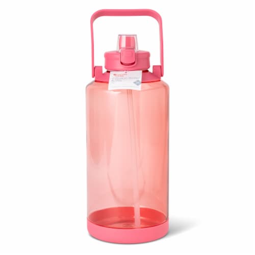 Everyday Living Plastic Push Bottle Pink Perspective: front