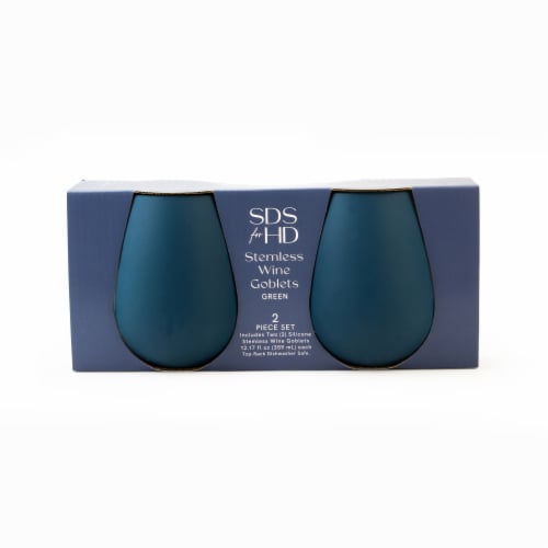 SDS for HD Designs Silicone Stemless Goblets - Green Perspective: front
